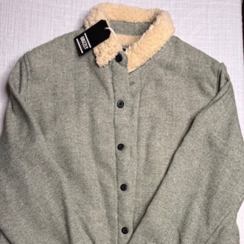 Grizzly Griptape Sherpa Fleece Men's Jacket NWT